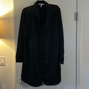 BCBGeneration Black Silk Tunic Dress/Shirt